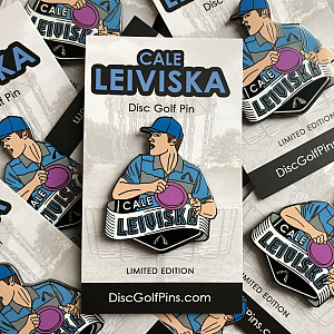 Cale Leiviska Disc Golf Pin