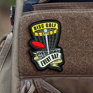 Disc Golf Every Day Velcro Patch